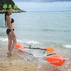 2018 summer beach tour 100% transparent/clear pc boat ocean kayak steering console boat inflatable pvc pontoons