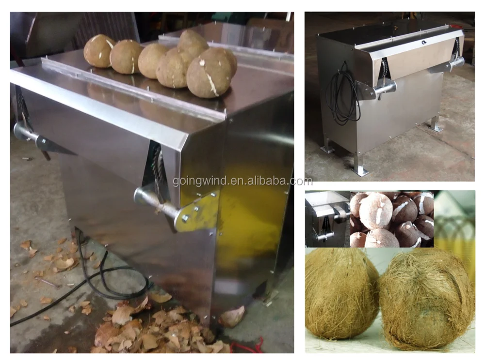 Coconut shelling machine 2