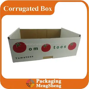 paper corrugated box ,corrugated board tray for fruit packaging