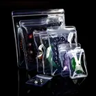 Custom Printed Cheap PE PVC Clear Flat Zipper Plastic Bag