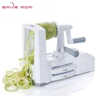 Smile mom Kitchen Spiralizer Complete Bundle Spiral Slicer Vegetable Zoodle Spiralizer