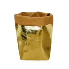 Washable Kraft Paper Bag Plant Flowers Pots Multifunction Home Storage Bag Reuse