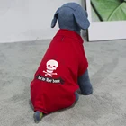 Wholesale Plain Color White 100% cotton Pet Dog T-Shirt Clothes for dogs