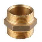 M/M thread brass copper compression fitting