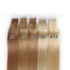 Seamless Remy Tape Hair Extensions Real Brazilian Human Hair Skin Weft Tape In