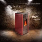 Good painted automatic feeding cheap wood pellet stove 10KW for sale