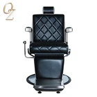 Hydraulic Black Synthetic Leather Barber Chairs Hair Salon Chair Hairdressing Chair Salon Furniture