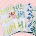Grease proof paper for burger food package