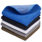 30x30 Wash Cloth with one mesh side home cleaning microfiber towels wholesale