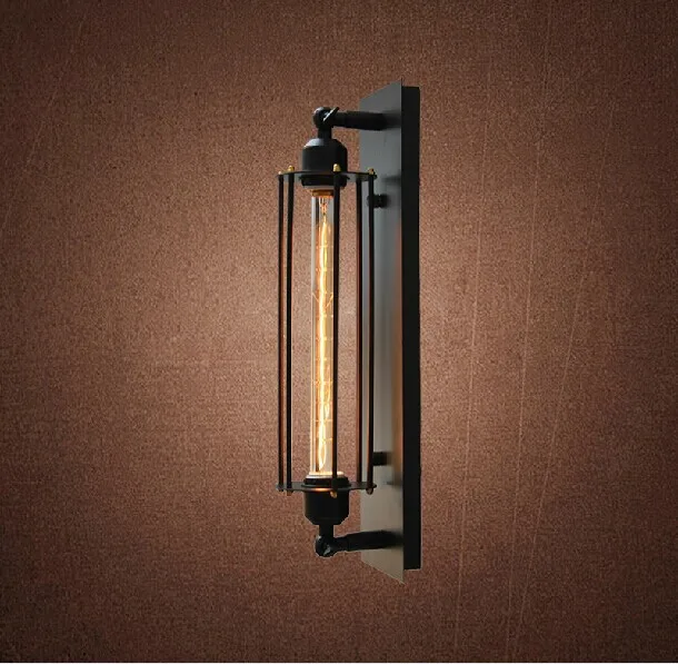 American led lamps industrial vintage iron wall light for bar home lighting