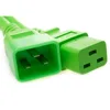 Custom-made Color IEC C19 to C20 extension power cords