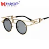 High Quality Metal Frame Steampunk Sunglasses Women Brand Designer Handmade Round Men Gothic Sun glasses Vintage Eyeglasses