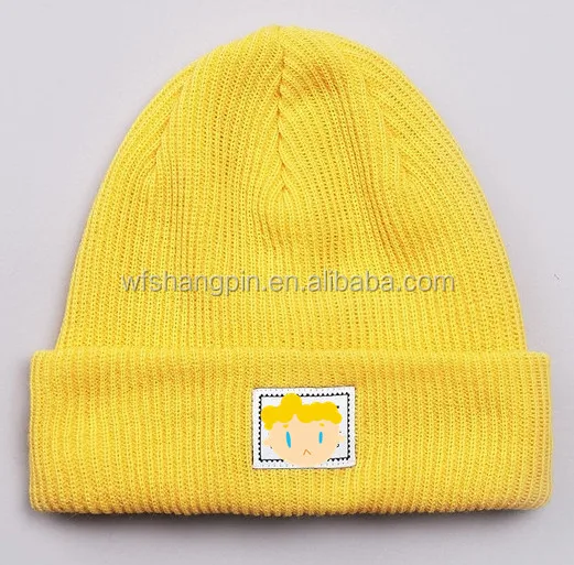 Зимние вязать пользовательские Желтый Миньон Шапка-бини, Южная Африка шапочка шляпы, Дети шапочка