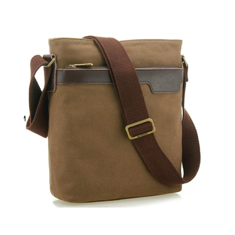 mens canvas shoulder bag