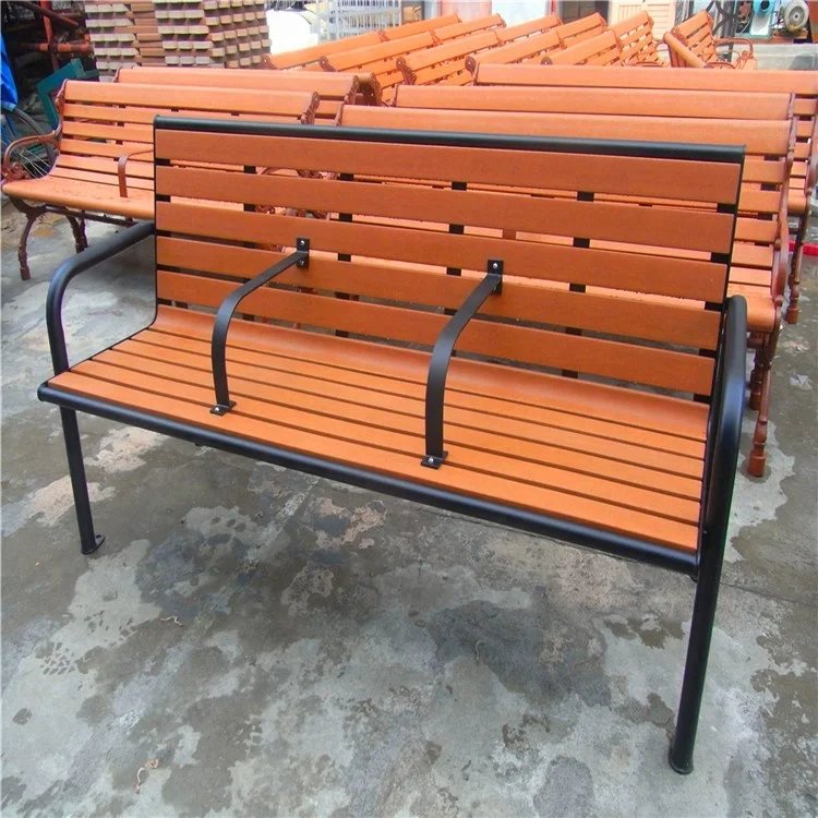 Popular Leisure Kapur Solid Wood Seating Bench Park Rest Chair Of