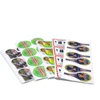 Manufacture simple high quality printing custom logo paper hologram sticker label