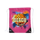 Wholesales printed non woven polyester drawstring bag Guangzhou factory