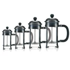 350ml,600ml,800ml,1000ml Custom Borosilicate Glass Black Coffee Maker French Press