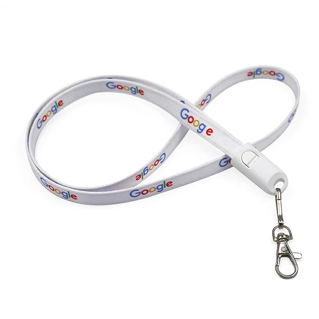 OEM Logo 90cm Lanyard Micro USB Cable Polyester Braided Mobile Phone Cables - ANKUX.COM