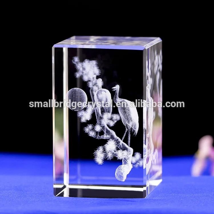 3d Laser Crystal Cube