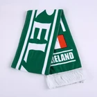 Free sample High quality cheap custom design digital print Chuangdong 100% fleece fans football scarf
