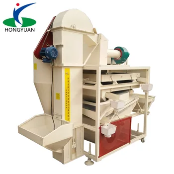 Triple screen decks air blower corn cleaning machine