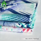 Mulinsen Textile Combed And Carded 32s Sateen Spandex Floral Meter 100% Cotton Printed Fabric in Bulk
