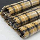 100% COTTON YARN DYED CHECK FLANNEL SHIRT FABRIC