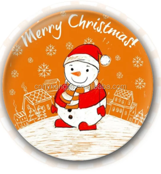 cheap pin button plastic hot christmas gift metal badge safety