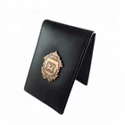 Custom Copper Badge Leather Wallet Logo Badge Metal Decor Badges