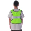 LED High Visibility Vest Reflective Silk Fabric Waterproof Green Safety Vest