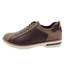 New Men's PU Leather Shoes Made In China Mens Casual Leather Shoes