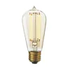 LED ST18 Edison Style Bulb Warm White Long Filament UL Listed1.8 Watts E26