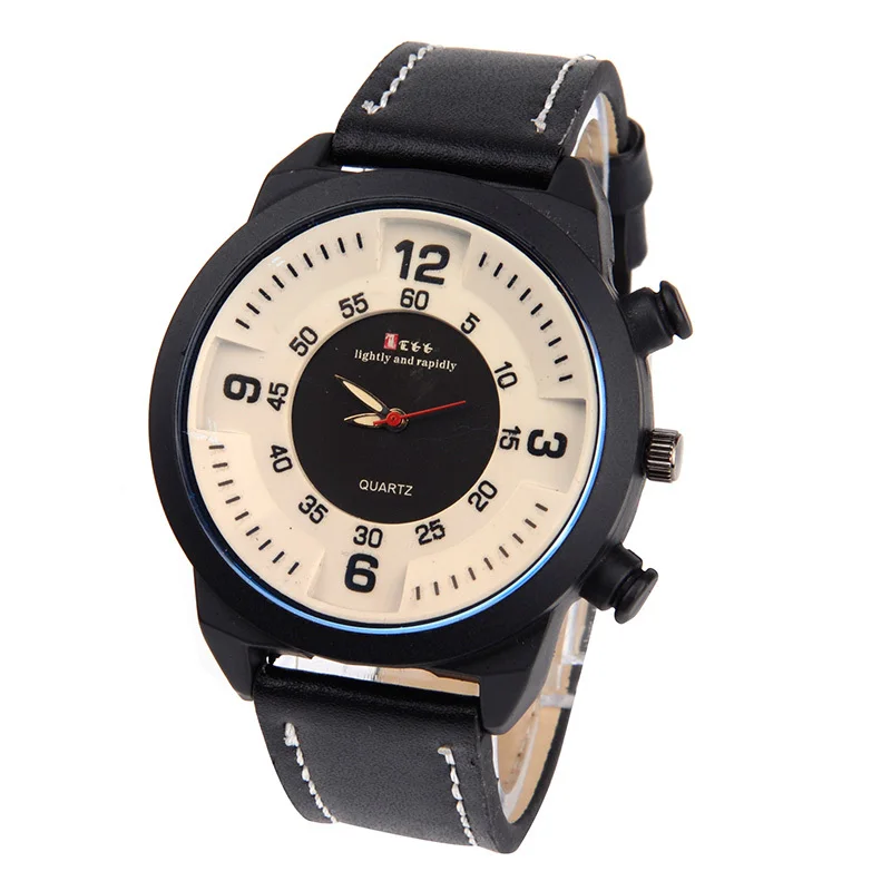 Men's Watches Top Brand Luxury Quartz Watch Fashion Genuine Leather Watches Men Watch relogios masculinos reloj hombre