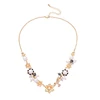 xl01846d Western Jewelry Pearl Gold Plated Easy Matching Shylock Style Wedding Necklace