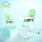 Montasen New Design Baby High Feeding Chair Plastic Foldable Weightlight Convenient Feeding Chair for Baibies