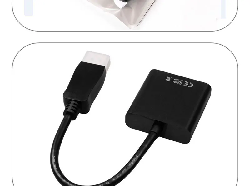 Display Port Male to DVI Female Cable Adapter Converter - ANKUX.COM
