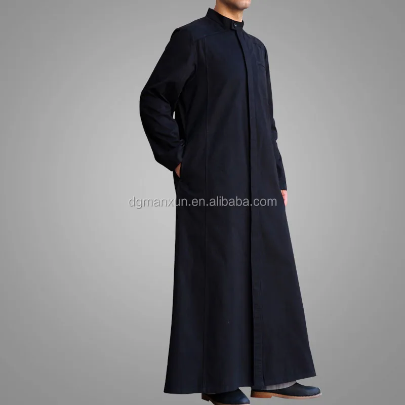 Full length abu bakr jubba muslim robe men new style islamic muslim men thobe