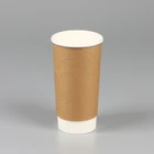 China Manufacture Wholesale Online Sale Bulk Packaging Different Colours Ripple Disposable Drinking Coffee Paper Cups