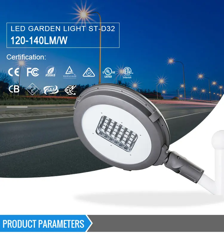 TUV/CB/CE/LM79/LM80/IP66 certificates powered outdoor led garden lights