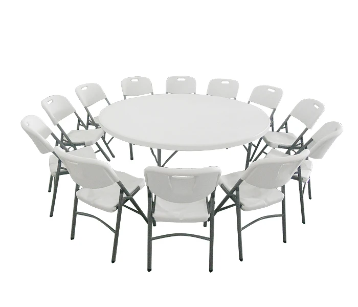10person Cheap Round Pedestal Plastic Folding Dining Table Buy