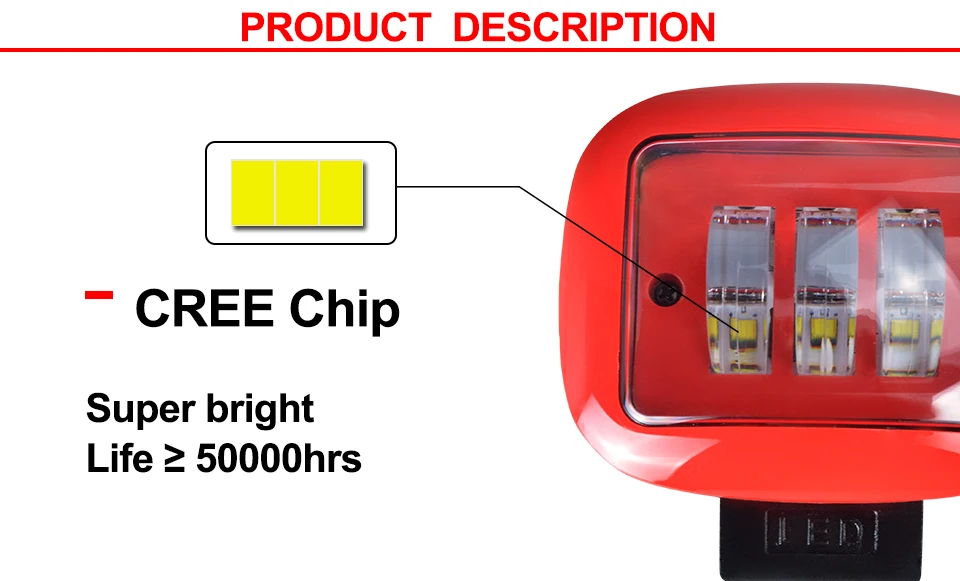 Car Auto truck Offroad driving light Spot Flood Led work light  (4)