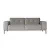 Modern 100% polyester fabric 3 seater living room sofa sets
