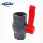 Valves Ball Valve Manufacturers SHYOKO PVC COMPACT SINGLE HANDLE BALL VALVES PLASTIC 2-6INCH SOCKET BALL VALVES