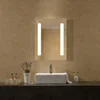 Wall Mounted Sliding Door Bathroom Vanity cabinet mirror