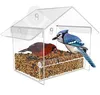 Custom clear plexiglass acrylic house shape handmade bird canary cage breeding for home or pet shop