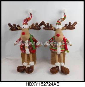 plush christmas reindeer toys plush xmas reindeer sweater