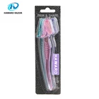 D106 barber use facial razor single edge blade eyebrow trimmer/eyebrow razor