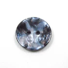 Button type product natural colorful 2 holes shirt button 28L Resin button