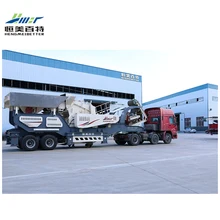 HMBT frame construction series mobile jaw crusher with Easy operation
